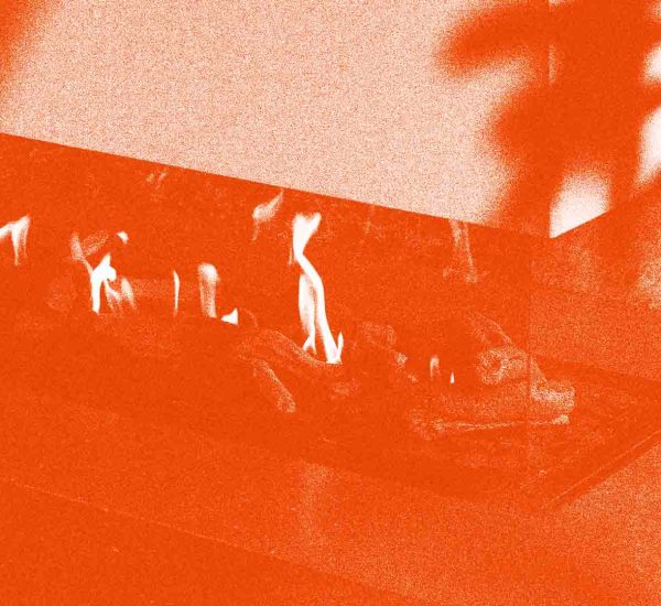 Grainy Duotone - orange